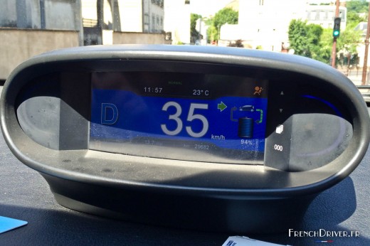 Compteur - Essai Autolib' (Bolloré Bluecar) - Paris (Mai 2014)