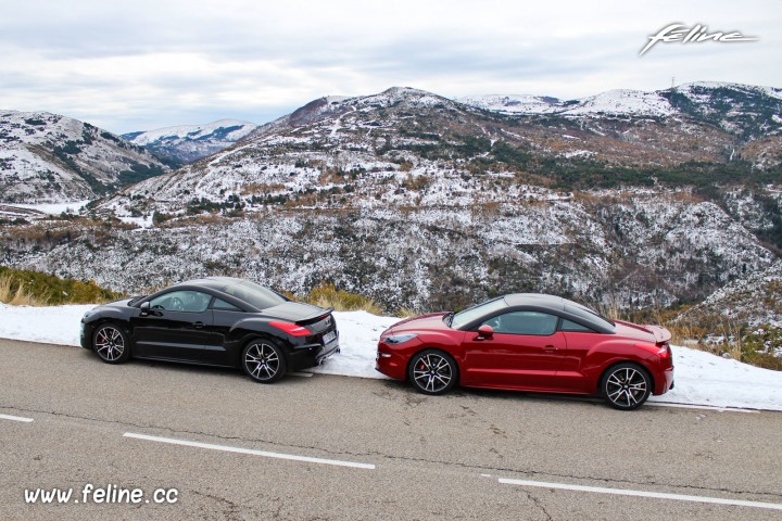 Essai de la Peugeot RCZ R - Col de Vence (Novembre 2013)