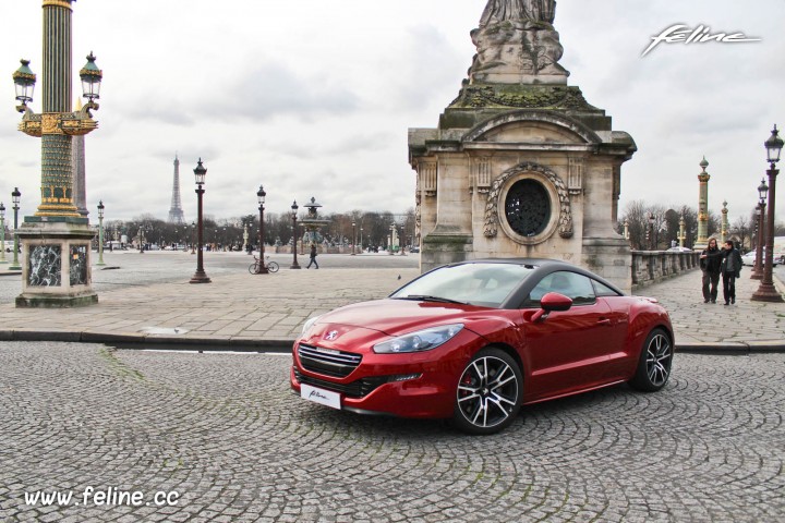 Essai de la Peugeot RCZ R - Paris (Janvier 2014)