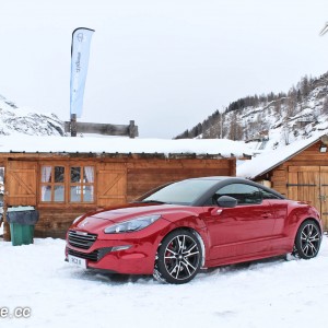 Essai de la Peugeot RCZ R – Tignes (Février 2014)