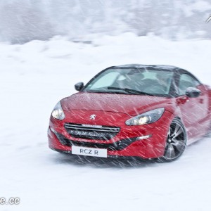 Essai de la Peugeot RCZ R – Tignes (Février 2014)