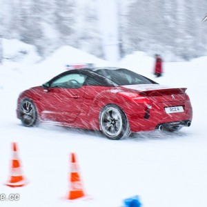 Essai de la Peugeot RCZ R – Tignes (Février 2014)