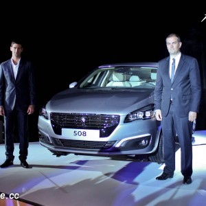 Novak Djokovic & Maxime Picat – Reveal Peugeot 508 restylée – Londres – Juin 2014