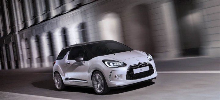 Photo officielle Citroën DS 3 restylée (2014)