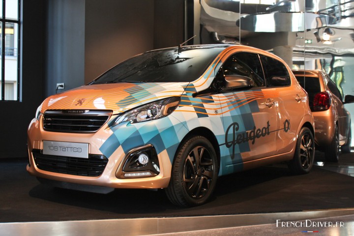 Essai Peugeot 108 Tattoo Concept - Molitor Paris (Juillet 2014)