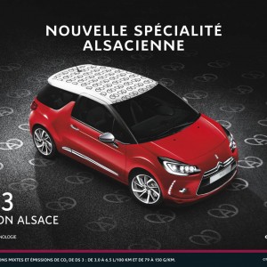 Photo DS 3 Alsace – Edition Régions (2014)