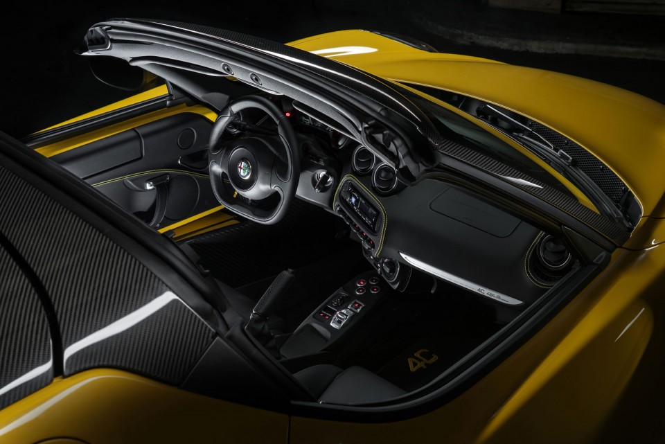 Intérieur Alfa Romeo 4C Spider (2015)