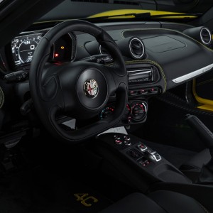 Détail intérieur Alfa Romeo 4C Spider (2015)