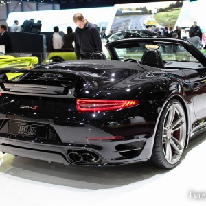 Photo Porsche 911 Turbo S TechArt – Salon de Genève 2015