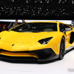 Photo Lamborghini Aventador LP 750-4 SV – Salon de Genève 2015