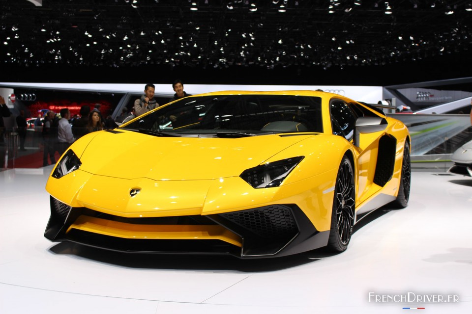 Photo Lamborghini Aventador LP 750-4 SV - Salon de Genève 2015