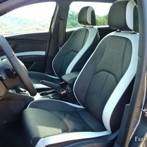Photo sièges avant SEAT Leon ST Cupra – 2.0 TSI 280 (Avril 2015