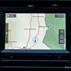 Photo écran tactile navigation GPS SEAT Leon ST Cupra – 2.0 TSI
