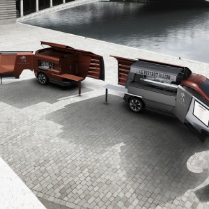 Photo officielle FoodTruck Peugeot Concept (2015)