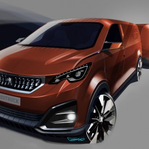 Illustration FoodTruck Peugeot Concept (2015)