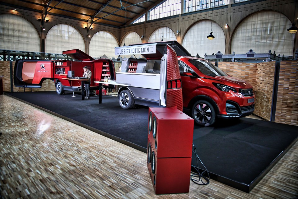 Photo FoodTruck Peugeot - Carreau du Temple (Avril 2015)