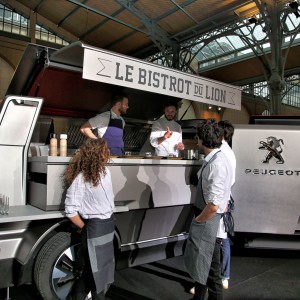 Photo FoodTruck Peugeot – Carreau du Temple (Avril 2015)