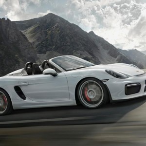 Photo officielle Porsche Boxster Spyder (2015)