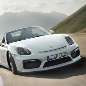 Photo officielle Porsche Boxster Spyder (2015)