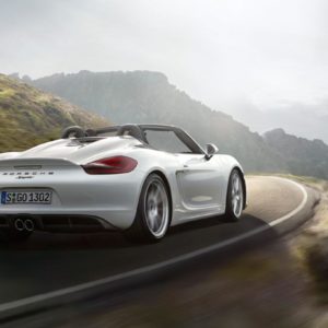 Photo officielle Porsche Boxster Spyder (2015)