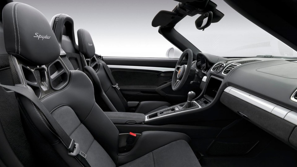 Photo intérieur Porsche Boxster Spyder (2015)