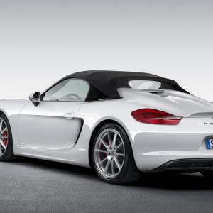 Photo 3/4 arrière Porsche Boxster Spyder (2015)