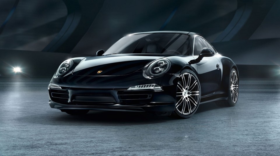 Photo officielle Porsche Boxster et 911 Carrera Black Edition (2