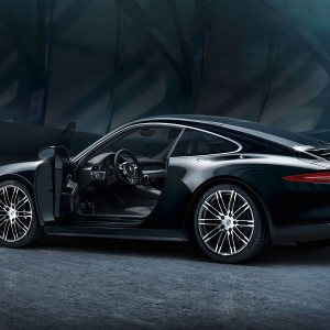 Photo officielle Porsche Boxster et 911 Carrera Black Edition (2