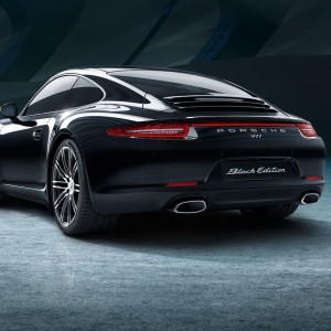 Photo officielle Porsche Boxster et 911 Carrera Black Edition (2