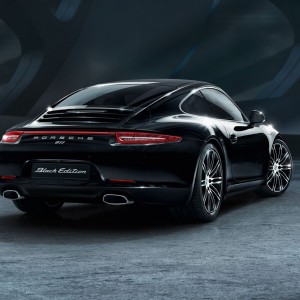 Photo officielle Porsche Boxster et 911 Carrera Black Edition (2