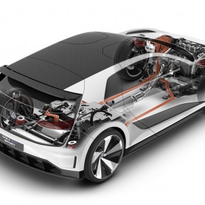 Photo moteur hybride Volkswagen Golf GTE Sport (2015)