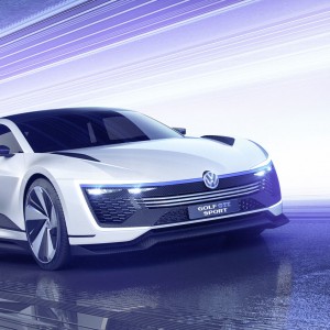 Photo 3/4 avant Volkswagen Golf GTE Sport Concept (2015)