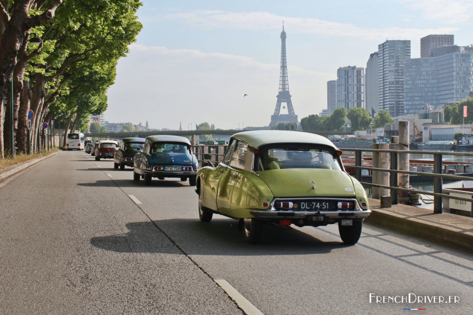 Défilé de Citroën DS à Paris - DS Week 2015
