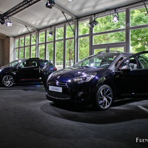 DS 3 et DS 3 Cabrio Edition Spéciale 60 DS 1955 – Exposition DS Week Paris 2015 – Jardin des Tuileries