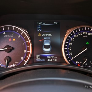Photo combiné compteurs Infiniti Q50 Sport Hybrid AWD – 3.5l V6