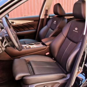 Photo intérieur cuir Infiniti Q50 Sport Hybrid AWD – 3.5l V6 36