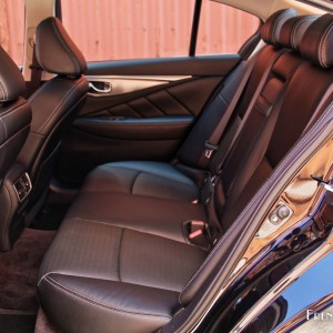 Photo banquette arrière cuir Infiniti Q50 Sport Hybrid AWD – 3.