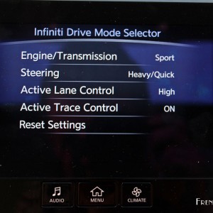 Photo Drive Mode Selector Infiniti Q50 Sport Hybrid AWD – 3.5l V