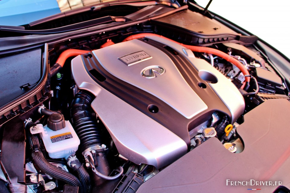 Photo moteur 3.5l V6 364 ch Infiniti Q50 Sport Hybrid AWD (2015)