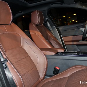 Photo sièges avant Nouvelle Jaguar XF 2015 : avant-première à