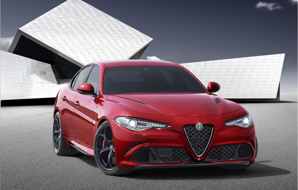 Photo officielle nouvelle Alfa Romeo Giulia (2015)