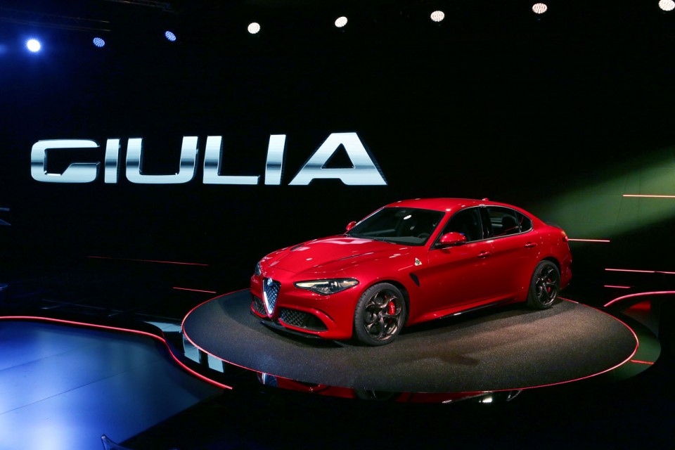 Photo officielle nouvelle Alfa Romeo Giulia (2015)