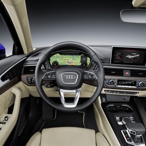 Photo tableau de bord nouvelle Audi A4 (2015)