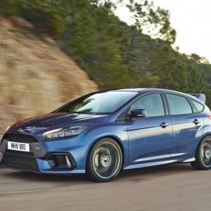 Photo 3/4 avant dynamique nouvelle Ford Focus RS (2015)