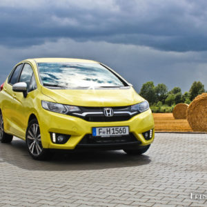 Photo essai nouvelle Honda Jazz III Jaune Magnétique (2015)