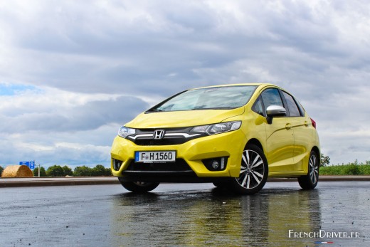 Photo essai nouvelle Honda Jazz III Exclusive Navi Jaune Magnétique (2015)