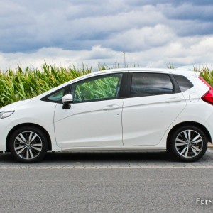 Photo profil nouvelle Honda Jazz III Blanc Orchidée (2015)