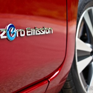 Photo badge Zero Emission essai Nissan LEAF (2015)