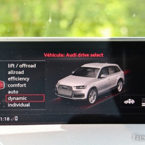 Photo Audi drive select nouvelle Audi Q7 (2015)