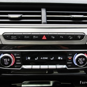 Photo climatisation quadri zone nouvelle Audi Q7 (2015)